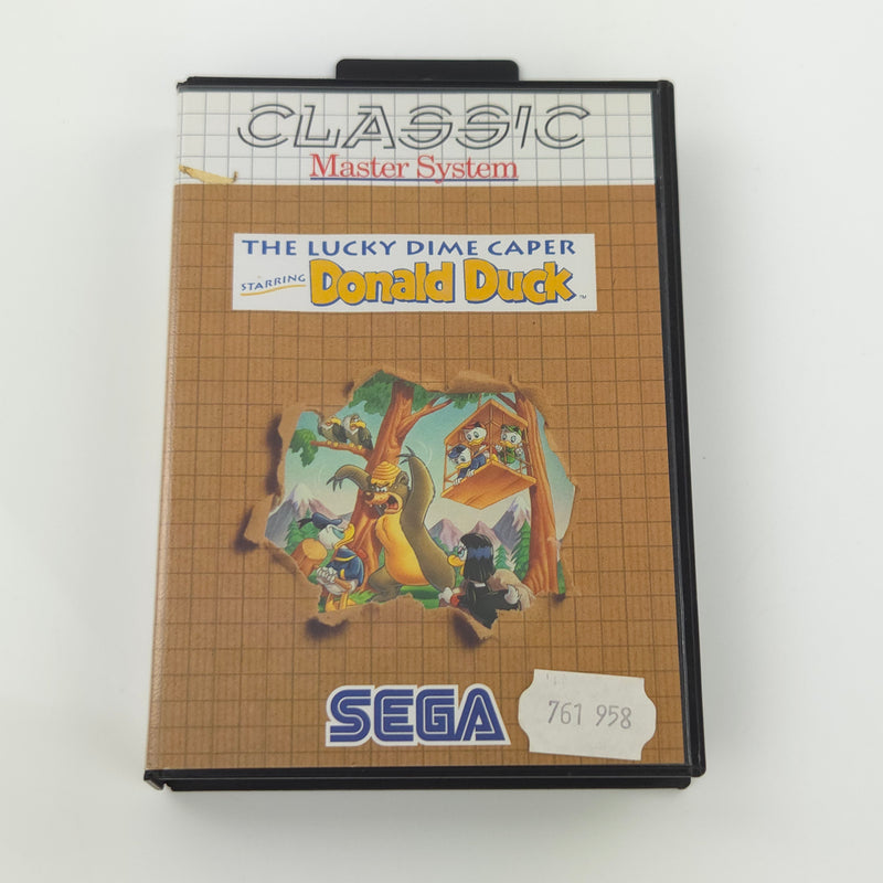 Sega Master System Spiel : The Lucky Dime Caper Donald Duck - OVP MS PAL