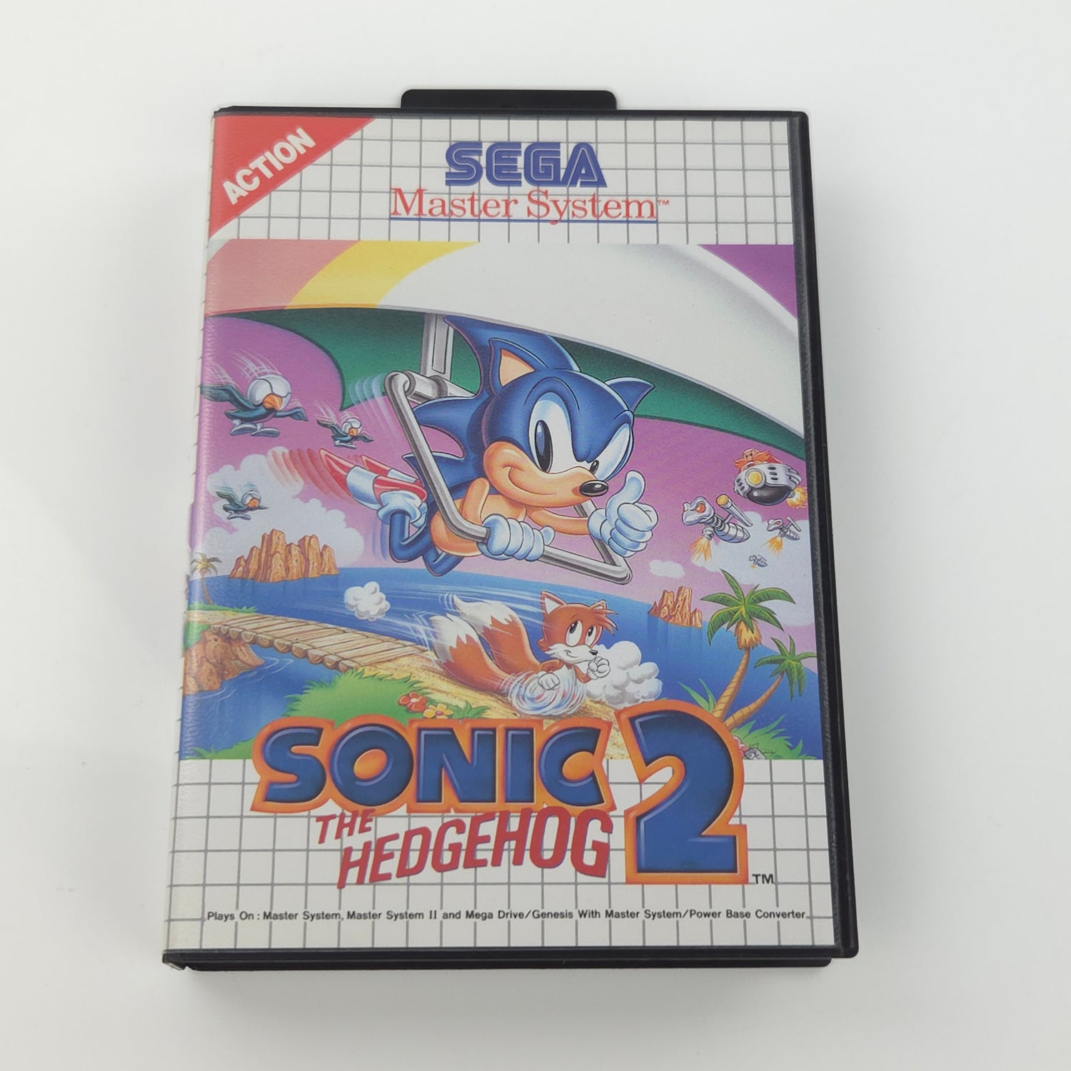 Sega Master System Spiel : Sonic The Hedgehog 2 - Modul Anleitung OVP / PAL MS