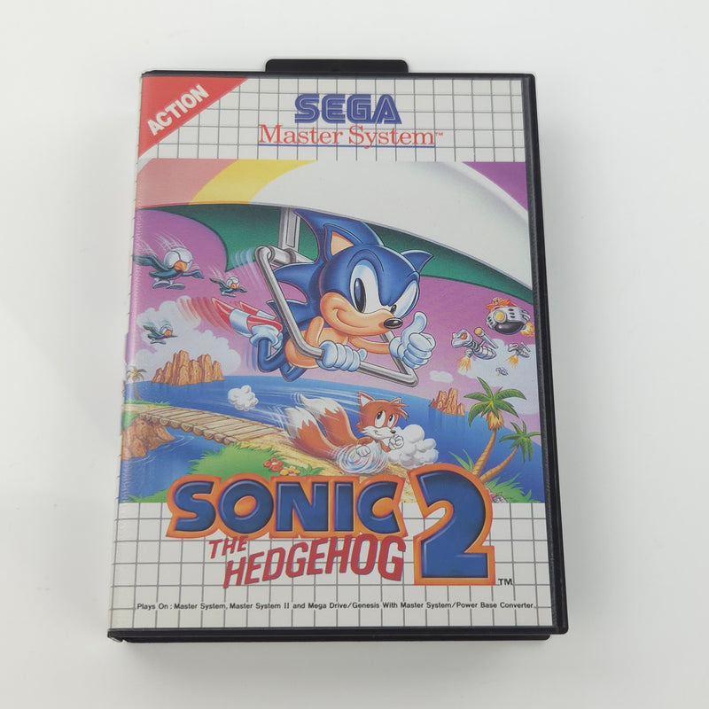 Sega Master System Spiel : Sonic The Hedgehog 2 - Modul Anleitung OVP / PAL MS