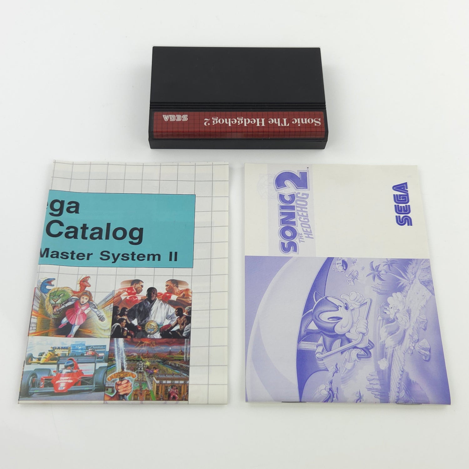 Sega Master System Spiel : Sonic The Hedgehog 2 - Modul Anleitung OVP / PAL MS