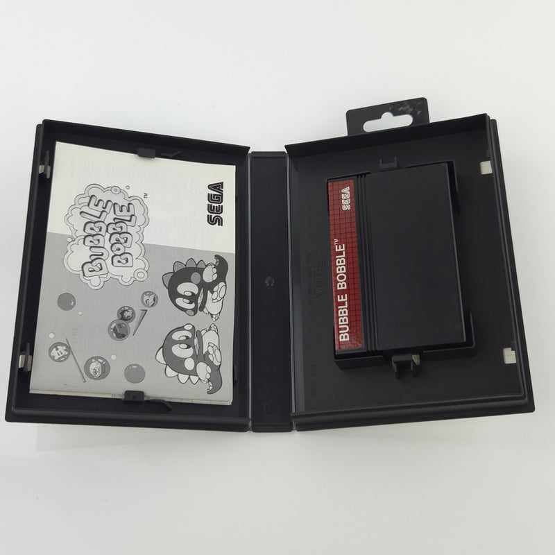 Sega Master System Spiel : Bubble Bobble - Modul Anleitung OVP / PAL MS Taito