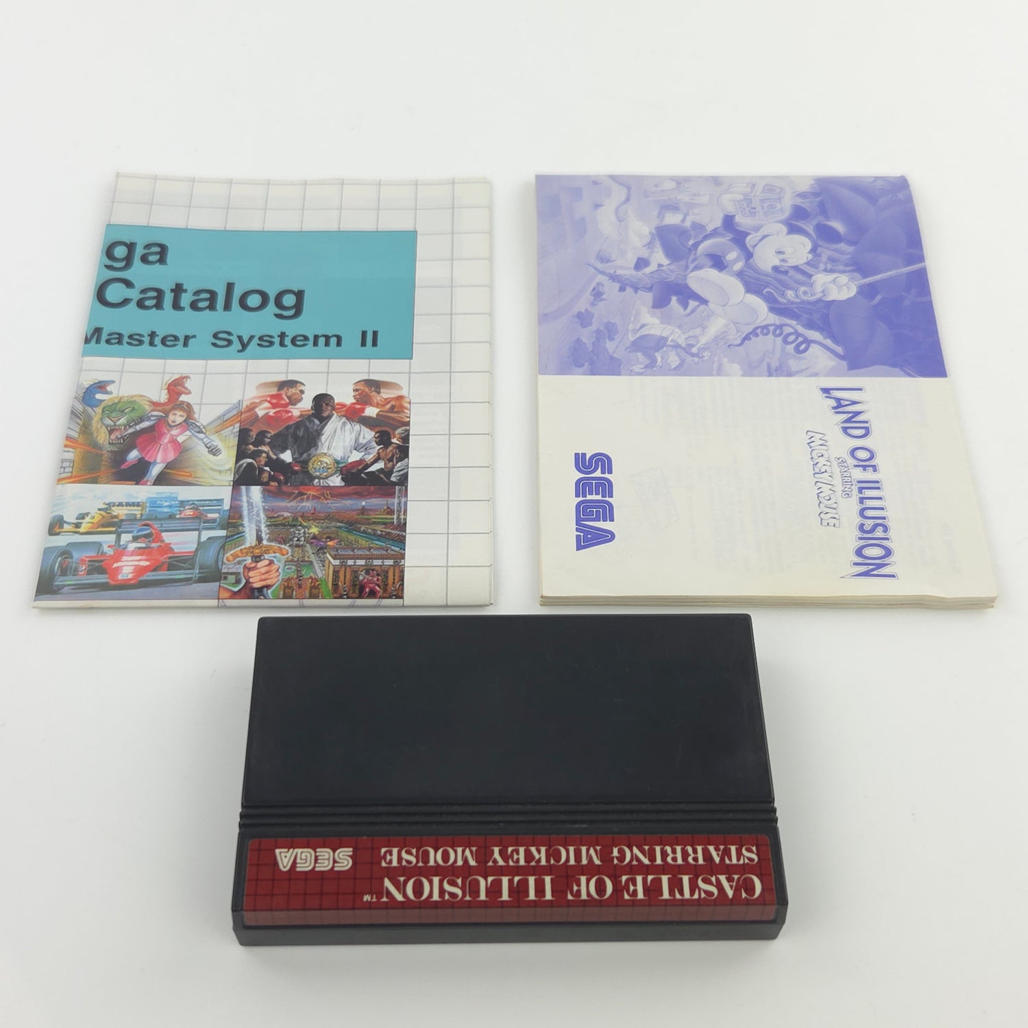 Sega Master System Spiel : Land of iLLusion Mickey Mouse - Modul Anleitung OVP