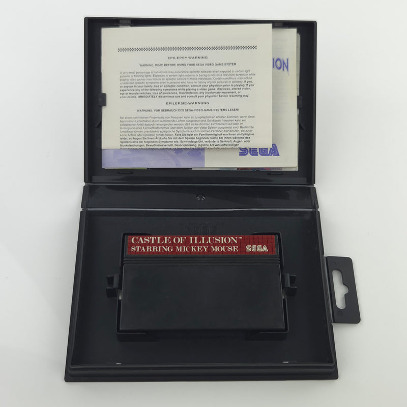 Sega Master System Spiel : Land of iLLusion Mickey Mouse - Modul Anleitung OVP