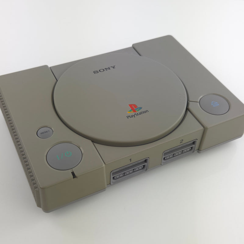Sony Playstation 1 Bundle Set : PS1 Konsole, Controller, Kabel, Demo Disc