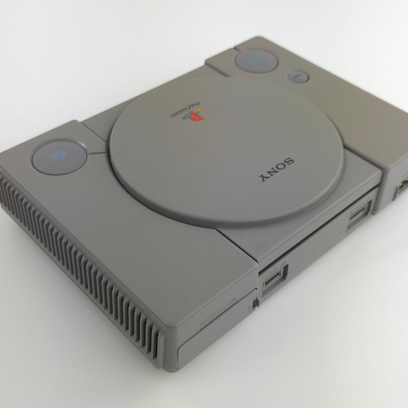 Sony Playstation 1 Bundle Set : PS1 Konsole, Controller, Kabel, Demo Disc
