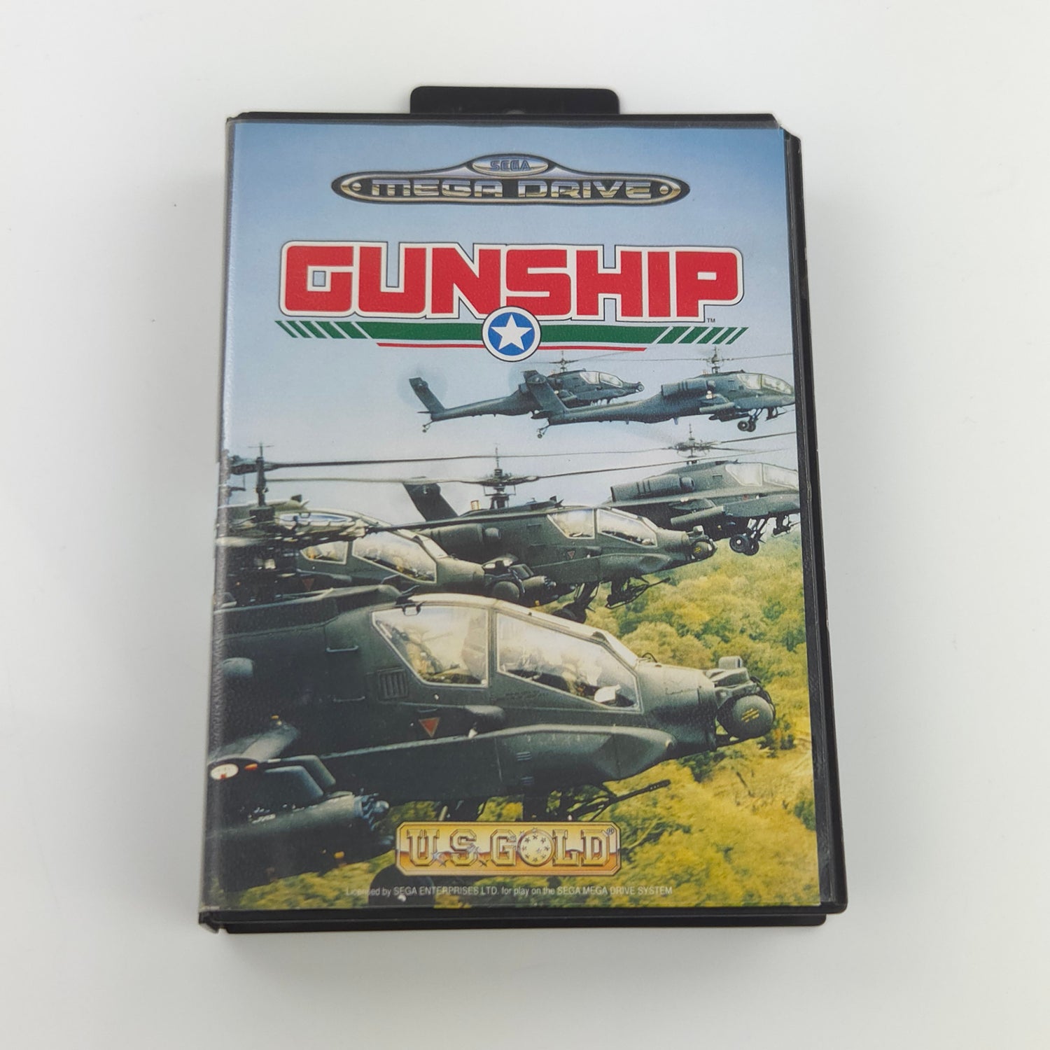 Sega Mega Drive Spiel : Gunship - Modul & OVP ohne Anleitung / MD PAL