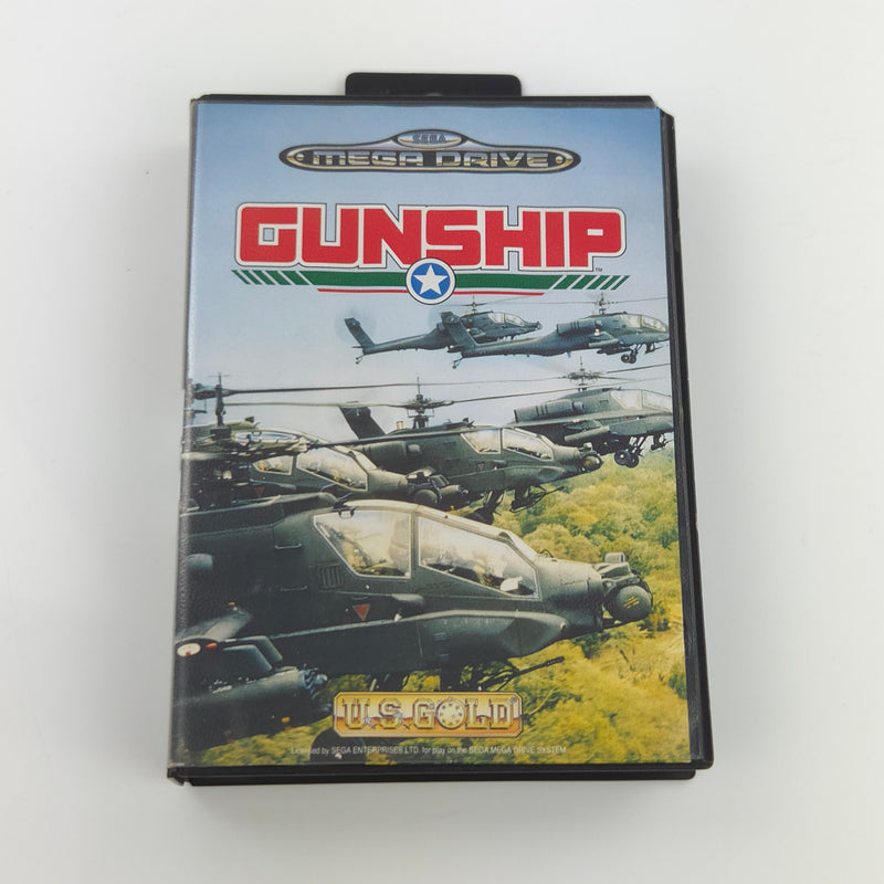 Sega Mega Drive Spiel : Gunship - Modul & OVP ohne Anleitung / MD PAL