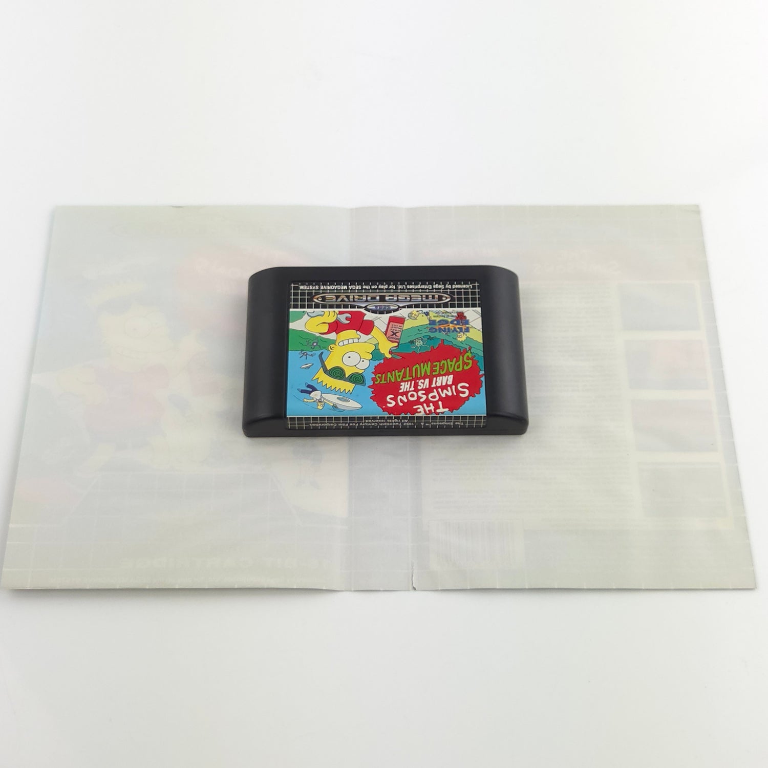 Sega Mega Drive Spiel : The Simpsons Bart vs the Space Mutants - OVP Modul PAL