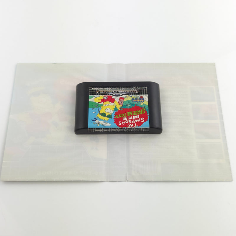 Sega Mega Drive Spiel : The Simpsons Bart vs the Space Mutants - OVP Modul PAL