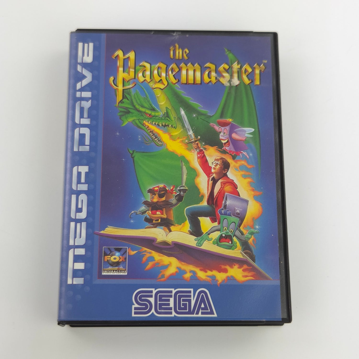 Sega Mega Drive Spiel : The Pagemaster - OVP & Modul ohne Anleitung PAL MD
