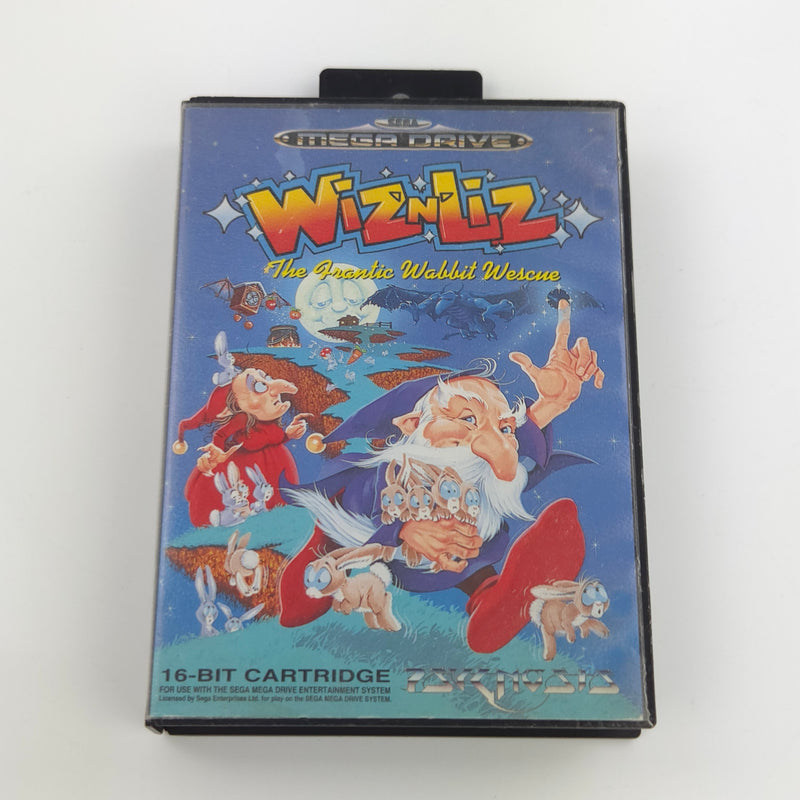 Sega Mega Drive Spiel : Wiz 'n' Liz - Modul OVP Anleitung CIB MD PAL