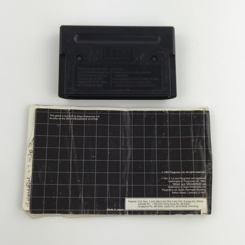 Sega Mega Drive Spiel : Wiz 'n' Liz - Modul OVP Anleitung CIB MD PAL