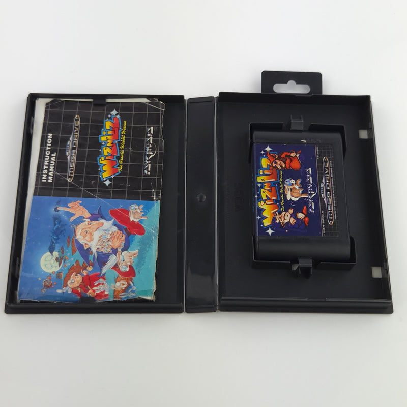 Sega Mega Drive Spiel : Wiz 'n' Liz - Modul OVP Anleitung CIB MD PAL