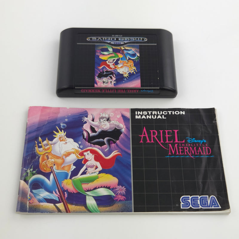 Sega Mega Drive Spiel : Disneys Ariel The Little Mermaid - Modul OVP Anleitung