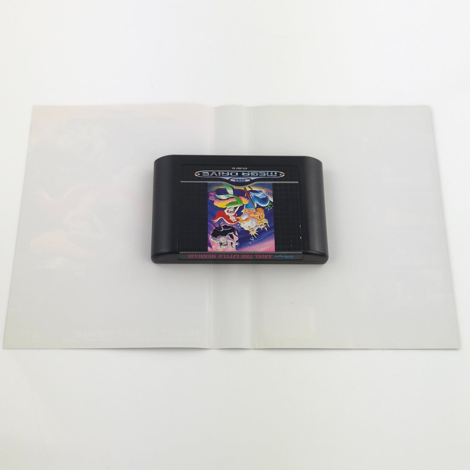 Sega Mega Drive Spiel : Disneys Ariel The Little Mermaid - Modul OVP Anleitung
