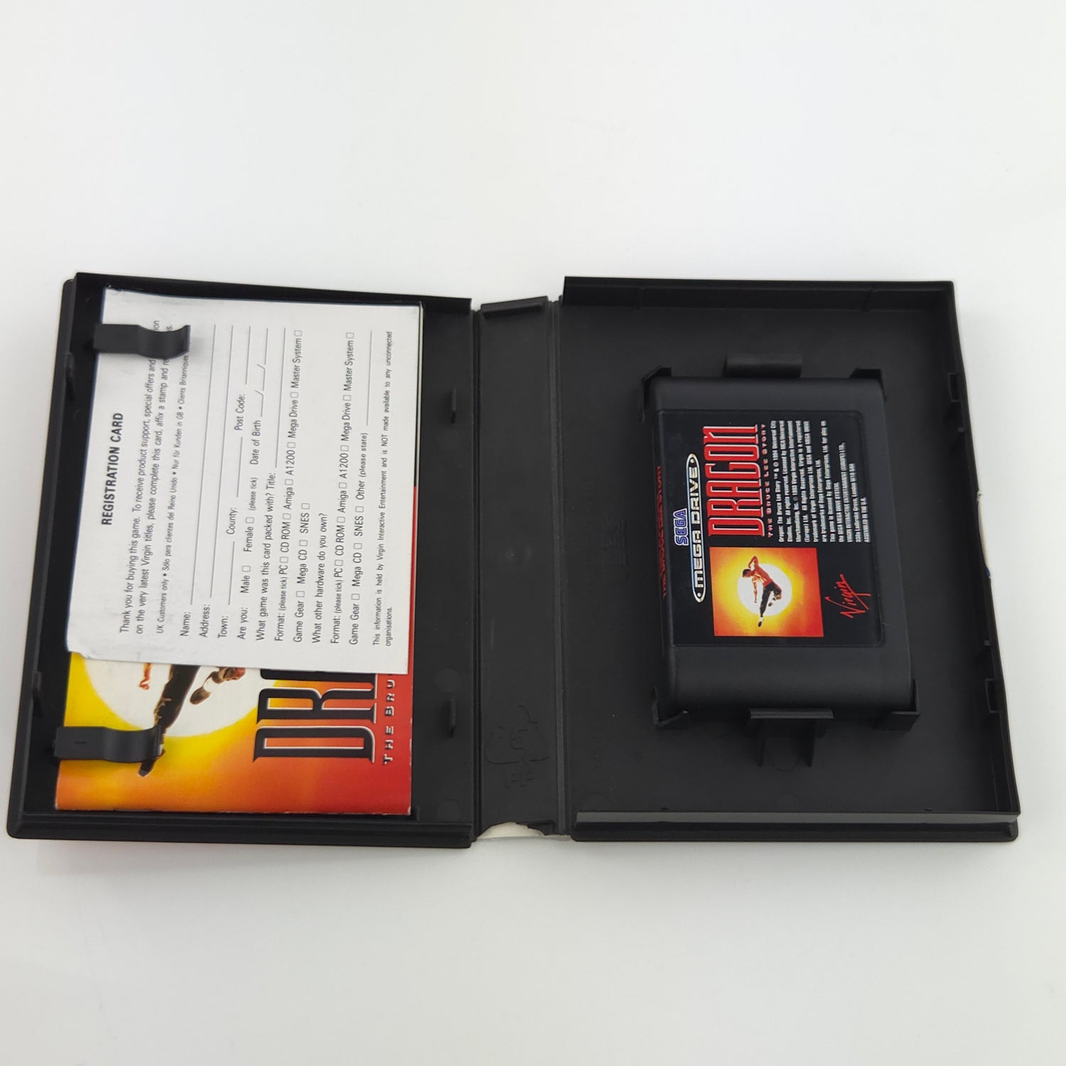 Sega Mega Drive Spiel : Dragon The Bruce Lee Story - Modul OVP Anleitung PAL MD