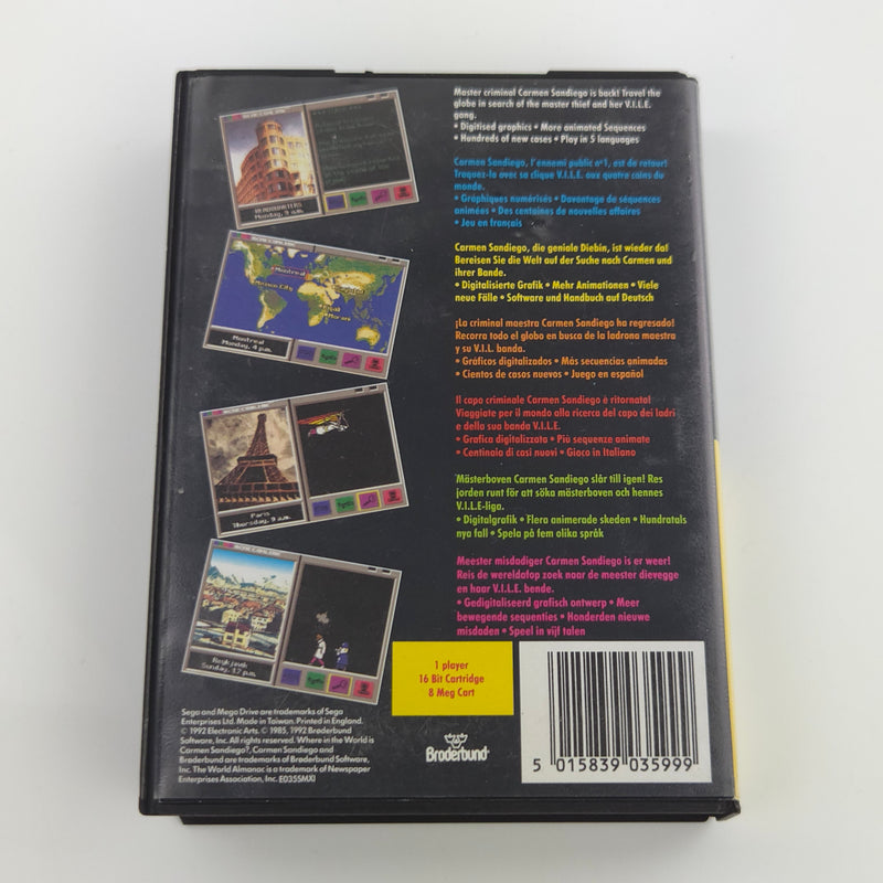 Sega Mega Drive Spiel : Where in the World is Carmen Sandiego - MD OVP PAL