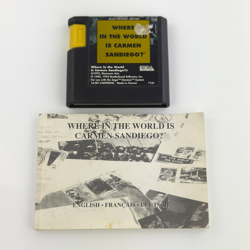 Sega Mega Drive Spiel : Where in the World is Carmen Sandiego - MD OVP PAL