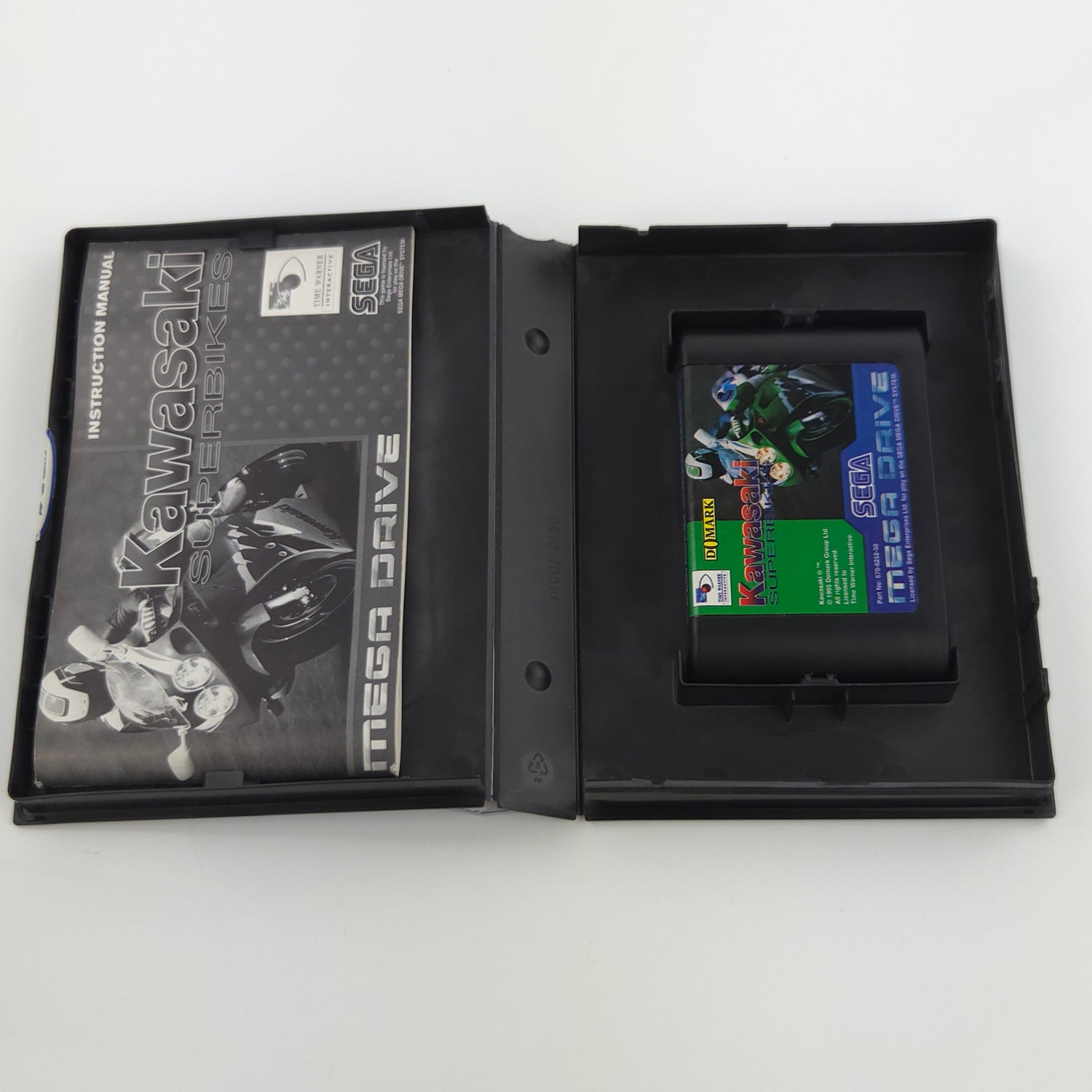 Sega Mega Drive Spiel : Kawasaki Superbikes - Modul Anleitung OVP PAL MD
