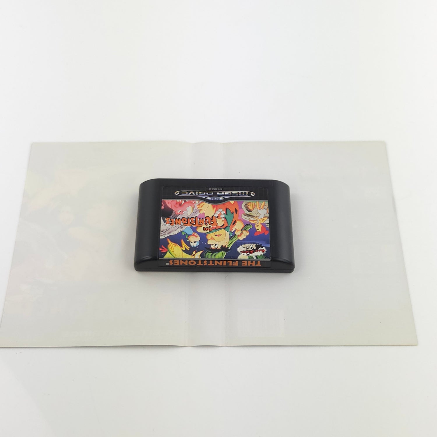 Sega Mega Drive Spiel : The Flintstones - Modul Anleitung OVP PAL MD