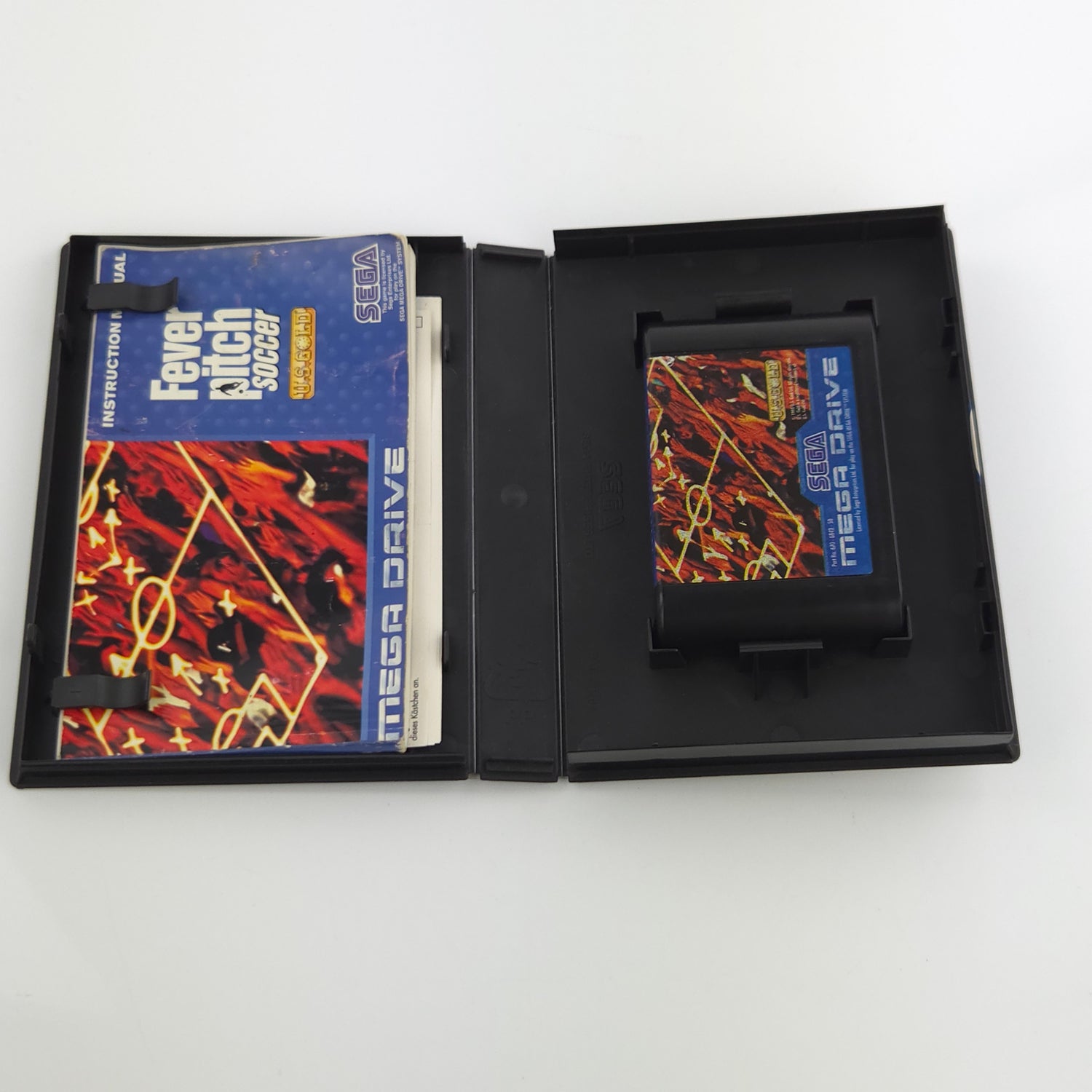 Sega Mega Drive Spiel : Mario Basler Fever Pitch Soccer - MD Fußball OVP