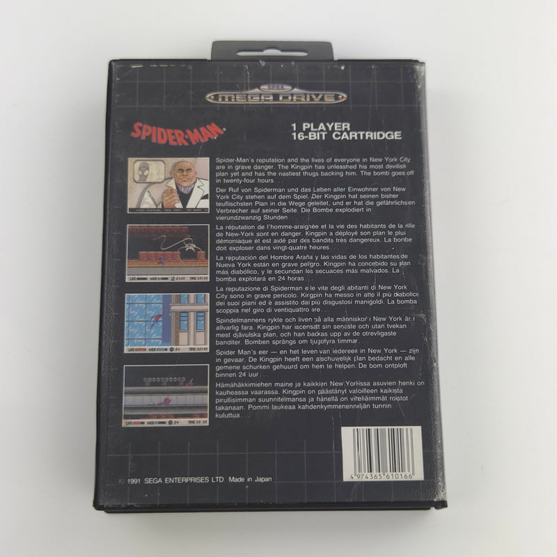 Sega Mega Drive Spiel : Spider-Man - Modul Anleitung OVP / MD PAL Spiderman