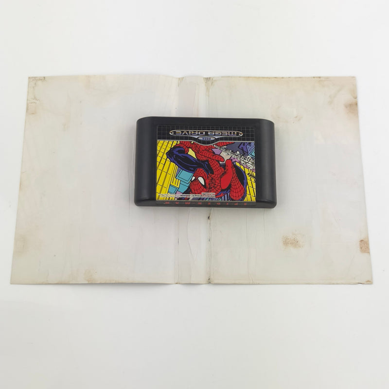 Sega Mega Drive Spiel : Spider-Man - Modul Anleitung OVP / MD PAL Spiderman