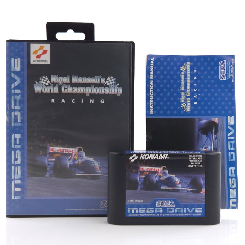 Sega Mega Drive Spiel : Nigel Mansell´s World Championship Racing - MD OVP PAL