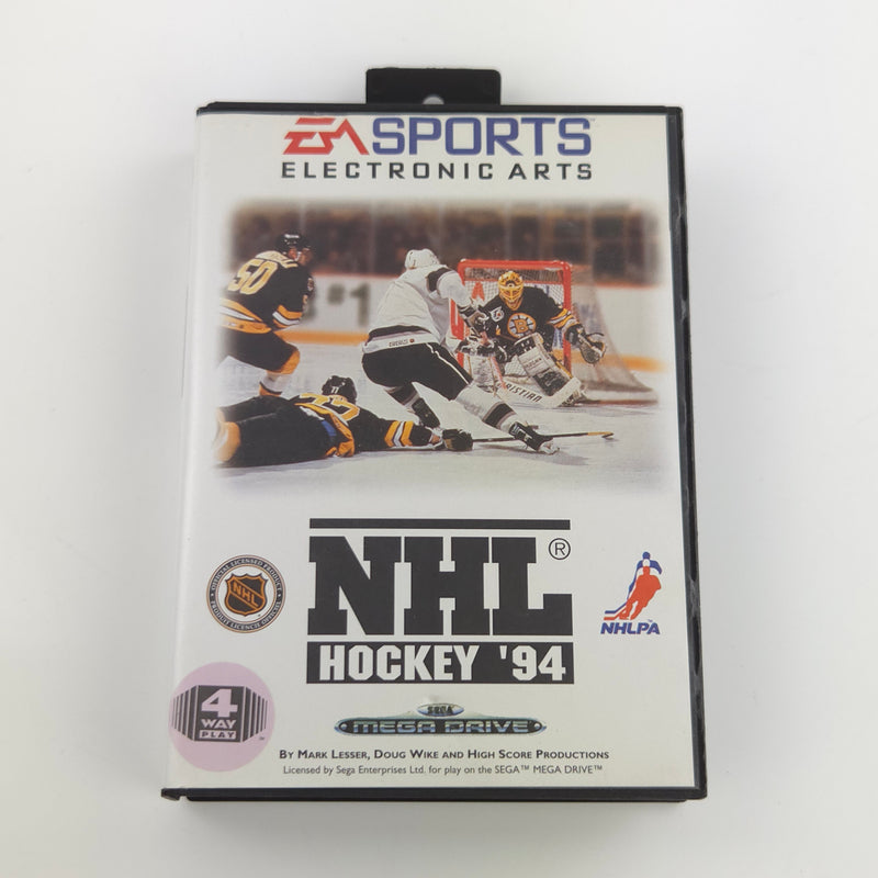 Sega Mega Drive Spiel : NHL Hockey 94 - Modul Anleitung OVP / Icehockey PAL