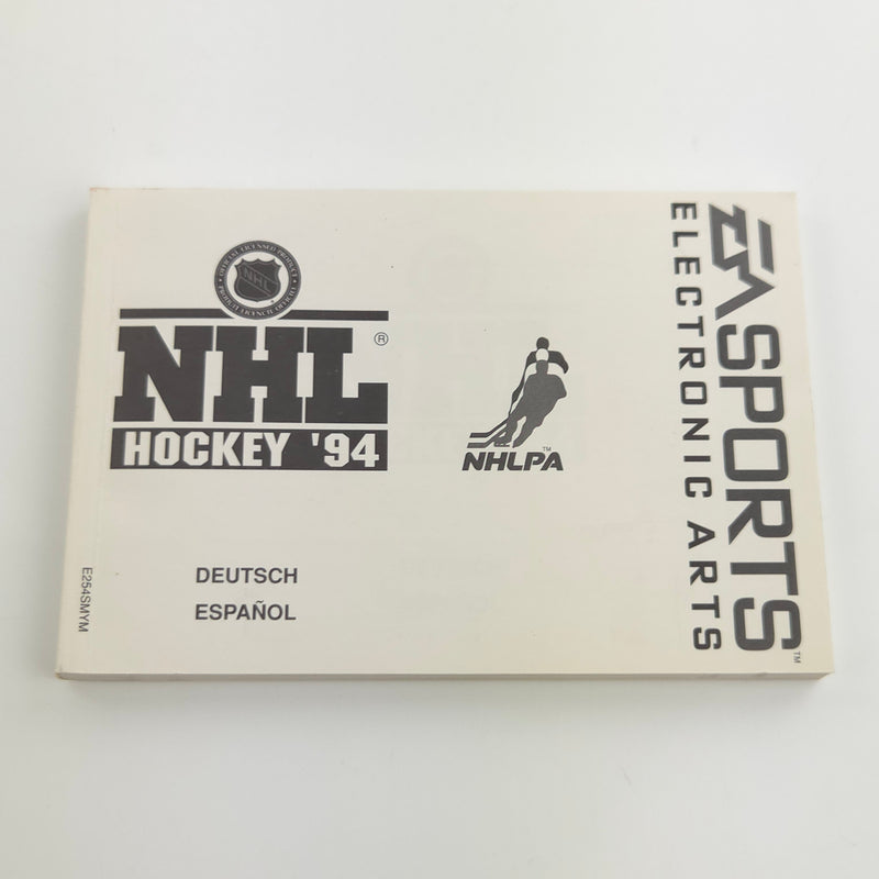Sega Mega Drive Spiel : NHL Hockey 94 - Modul Anleitung OVP / Icehockey PAL