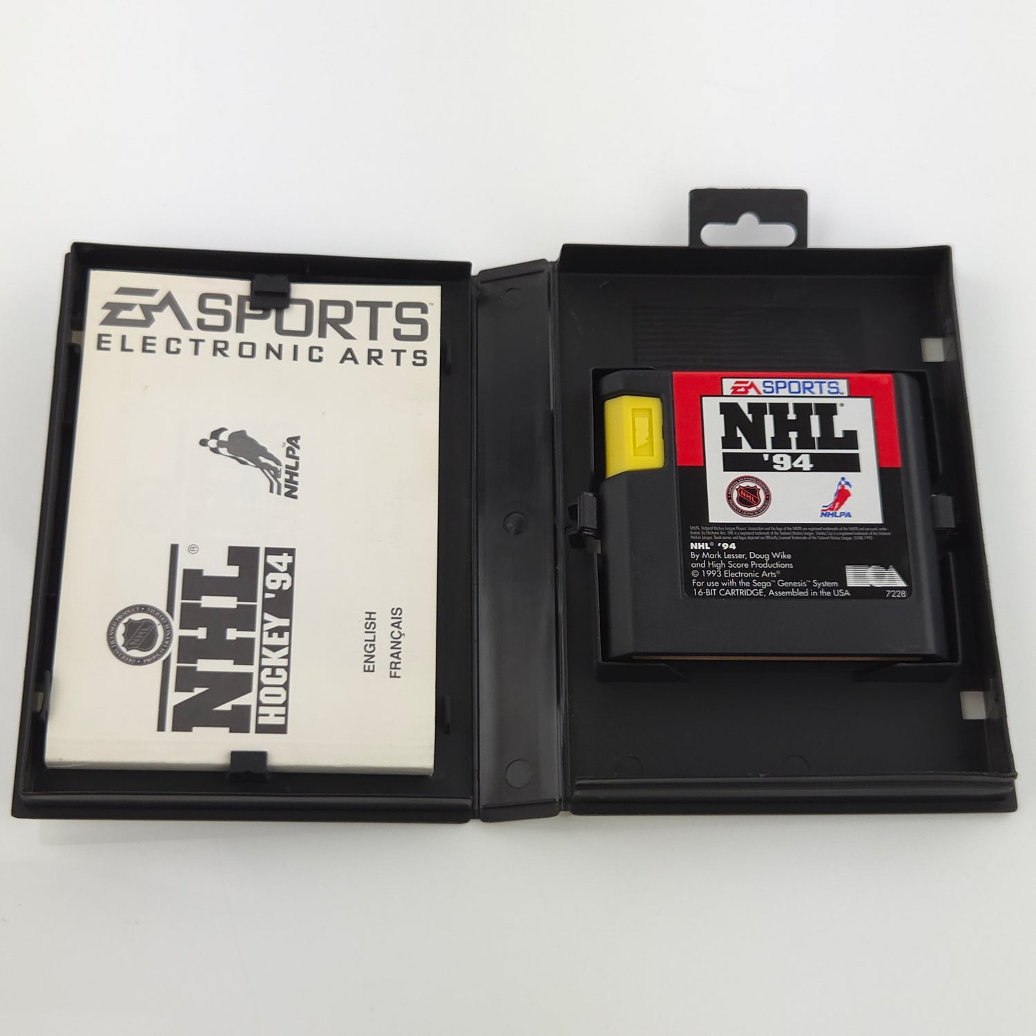 Sega Mega Drive Spiel : NHL Hockey 94 - Modul Anleitung OVP / Icehockey PAL