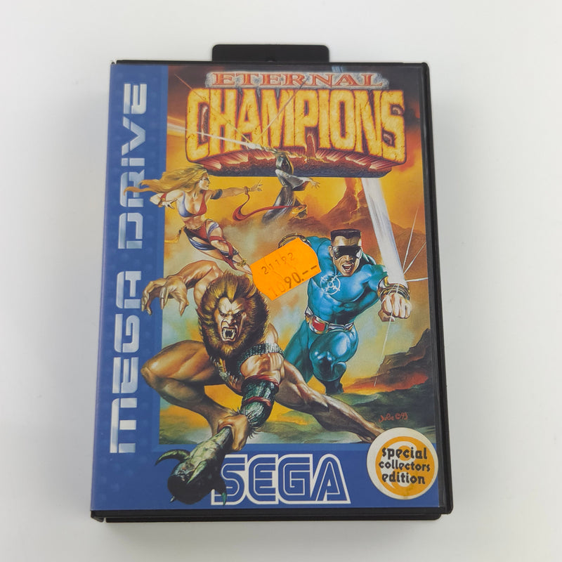 Sega Mega Drive Spiel : Eternal Champions - Modul Anleitung OVP / PAL MD