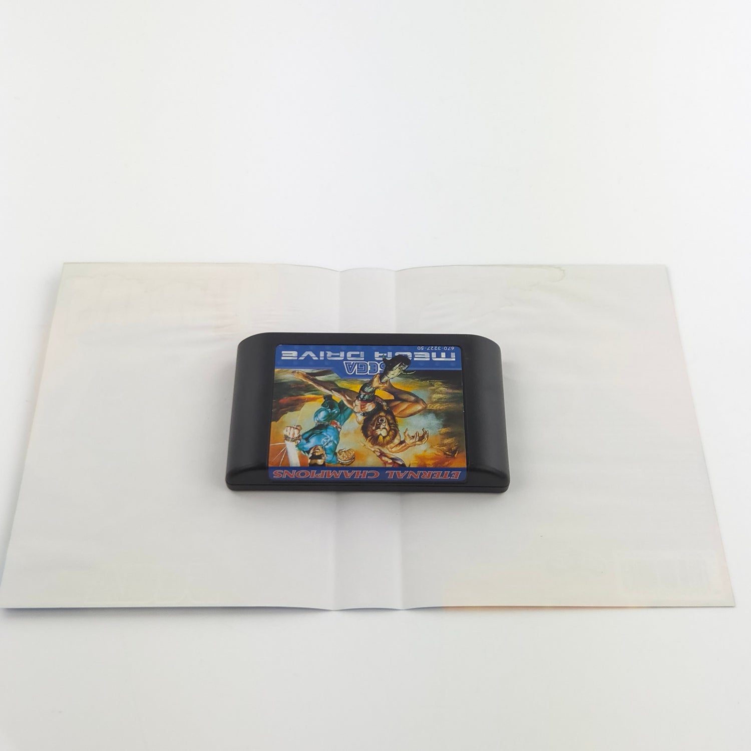 Sega Mega Drive Spiel : Eternal Champions - Modul Anleitung OVP / PAL MD