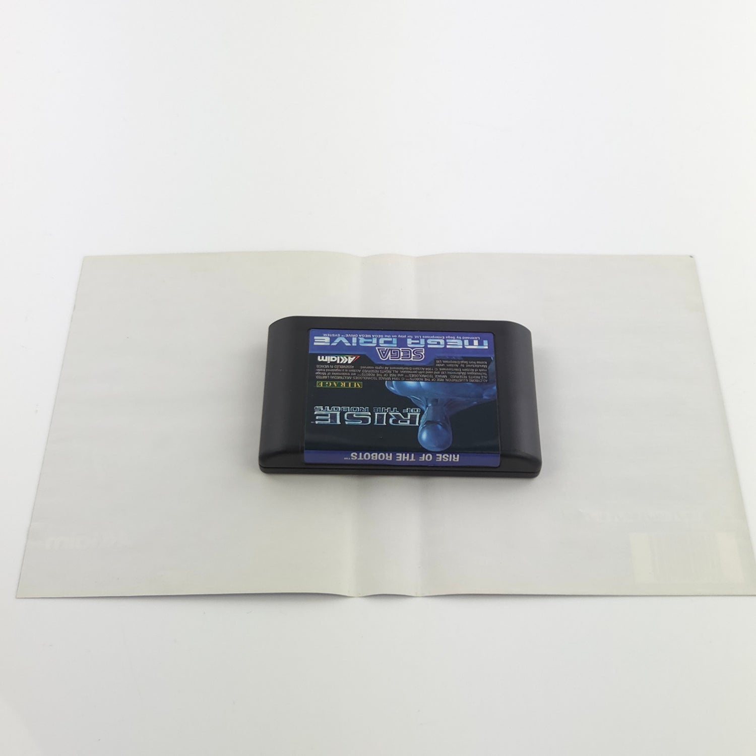 Sega Mega Drive Spiel : Rise of the Robots - Modul Anleitung OVP / PAL MD