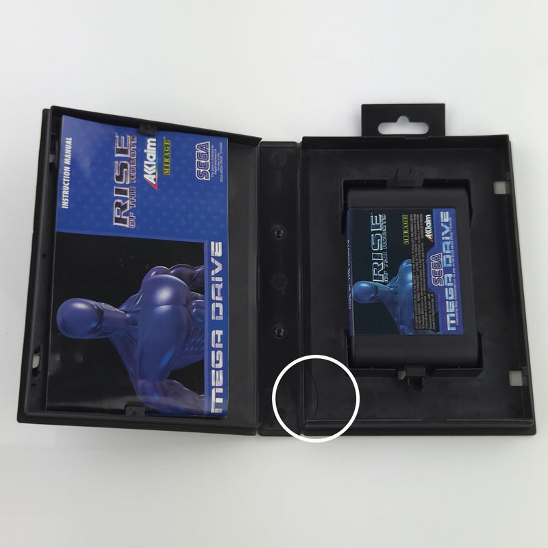 Sega Mega Drive Spiel : Rise of the Robots - Modul Anleitung OVP / PAL MD