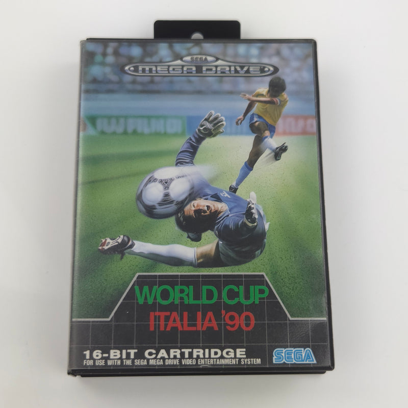 Sega Mega Drive Spiel : World CUp Italia 90 - Modul Anleitung OVP / Fußball