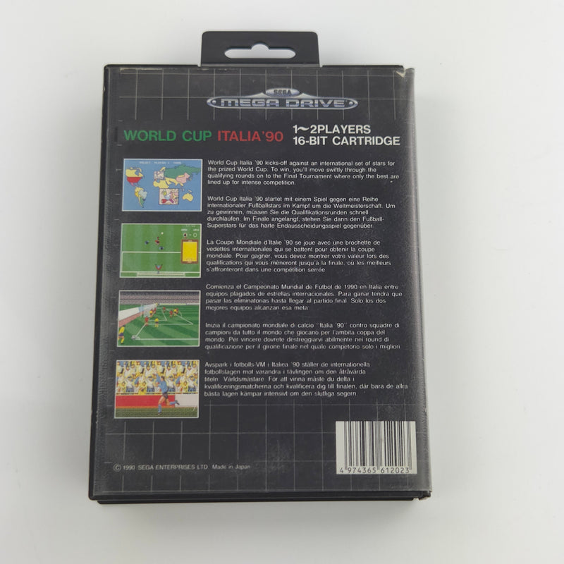 Sega Mega Drive Spiel : World CUp Italia 90 - Modul Anleitung OVP / Fußball