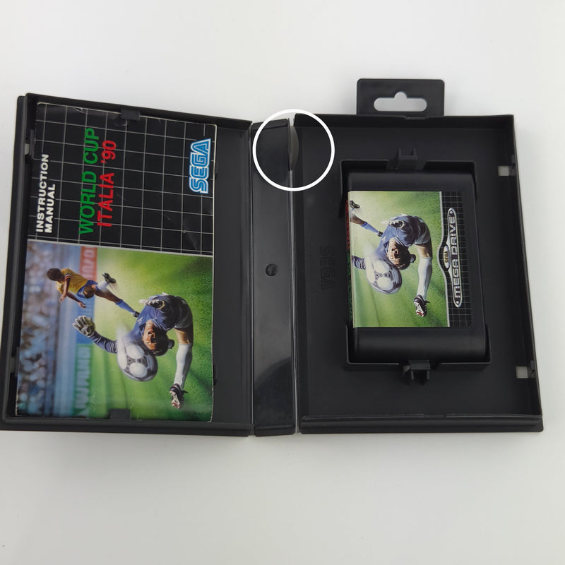 Sega Mega Drive Spiel : World CUp Italia 90 - Modul Anleitung OVP / Fußball