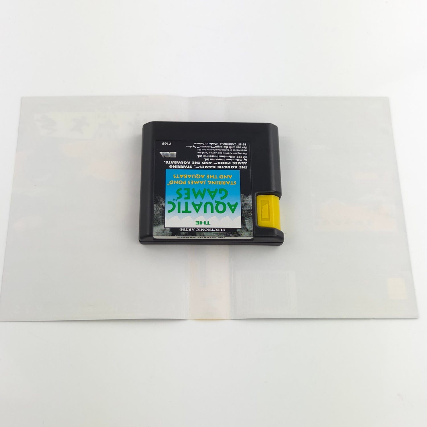 Sega Mega Drive Spiel : Aquatic Games starring James Pond - Modul Anleitung OVP