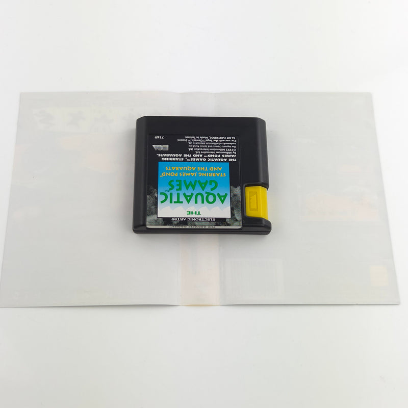 Sega Mega Drive Spiel : Aquatic Games starring James Pond - Modul Anleitung OVP