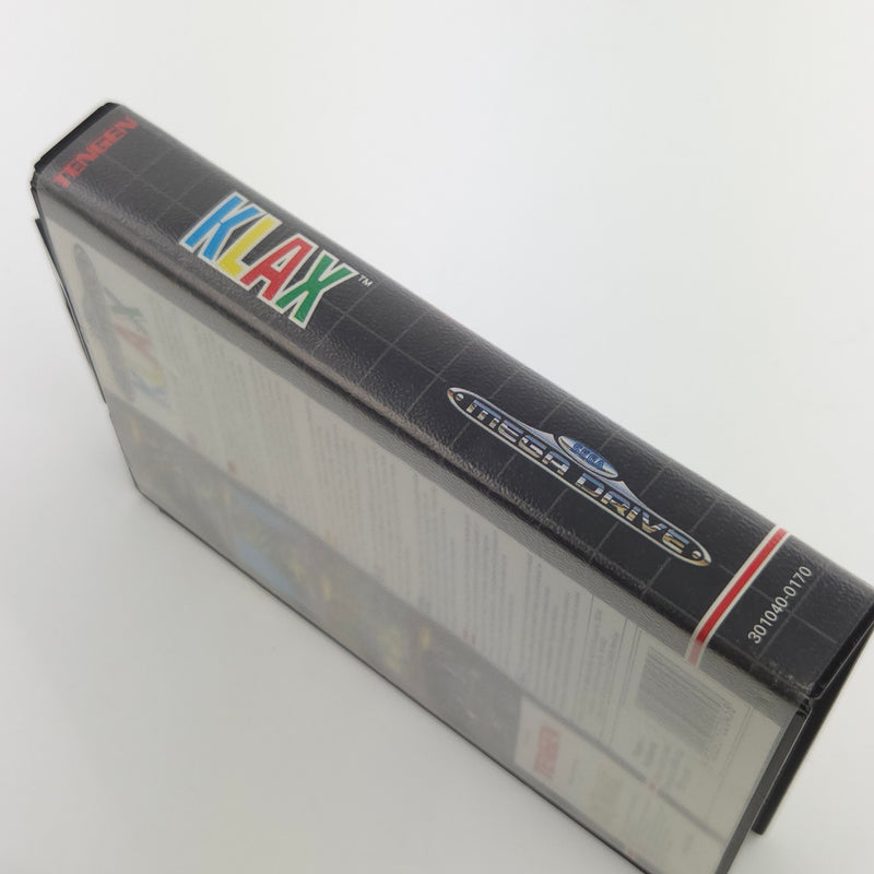 Sega Mega Drive Spiel : KLAX - MD Modul Anleitung OVP / PAL Game Tengen