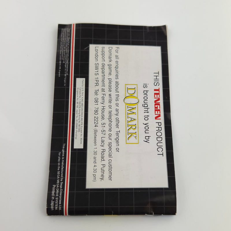 Sega Mega Drive Spiel : KLAX - MD Modul Anleitung OVP / PAL Game Tengen