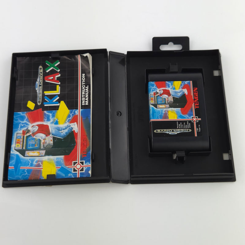 Sega Mega Drive Spiel : KLAX - MD Modul Anleitung OVP / PAL Game Tengen