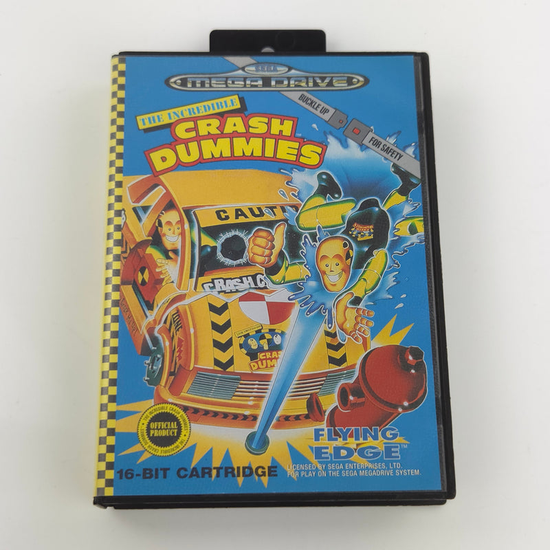 Sega Mega Drive Spiel : The Incredible Crash Dummies - Modul Anleitung OVP PAL