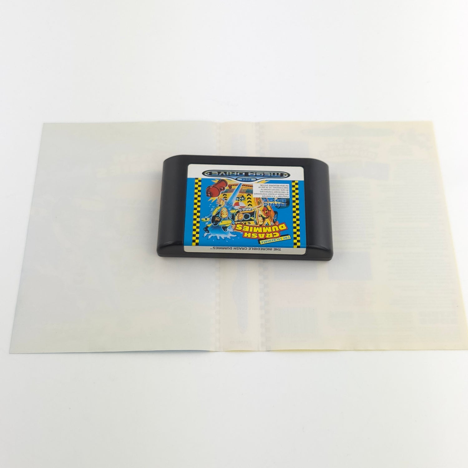 Sega Mega Drive Spiel : The Incredible Crash Dummies - Modul Anleitung OVP PAL