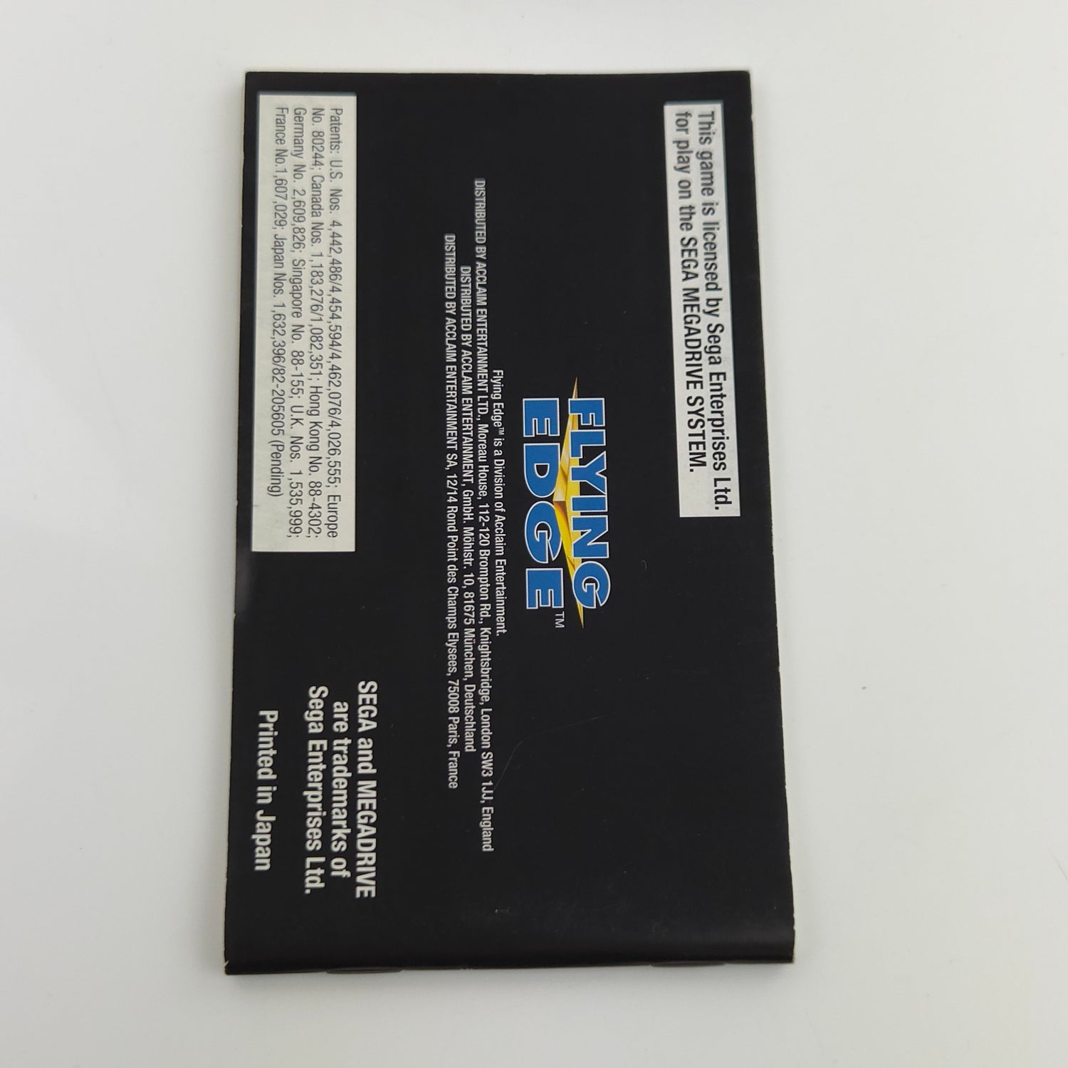 Sega Mega Drive Spiel : The Incredible Crash Dummies - Modul Anleitung OVP PAL