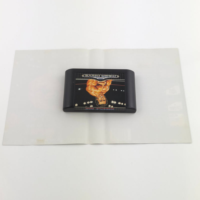 Sega Mega Drive Spiel : Wrestle War - Modul Anleitung OVP PAL Wrestling