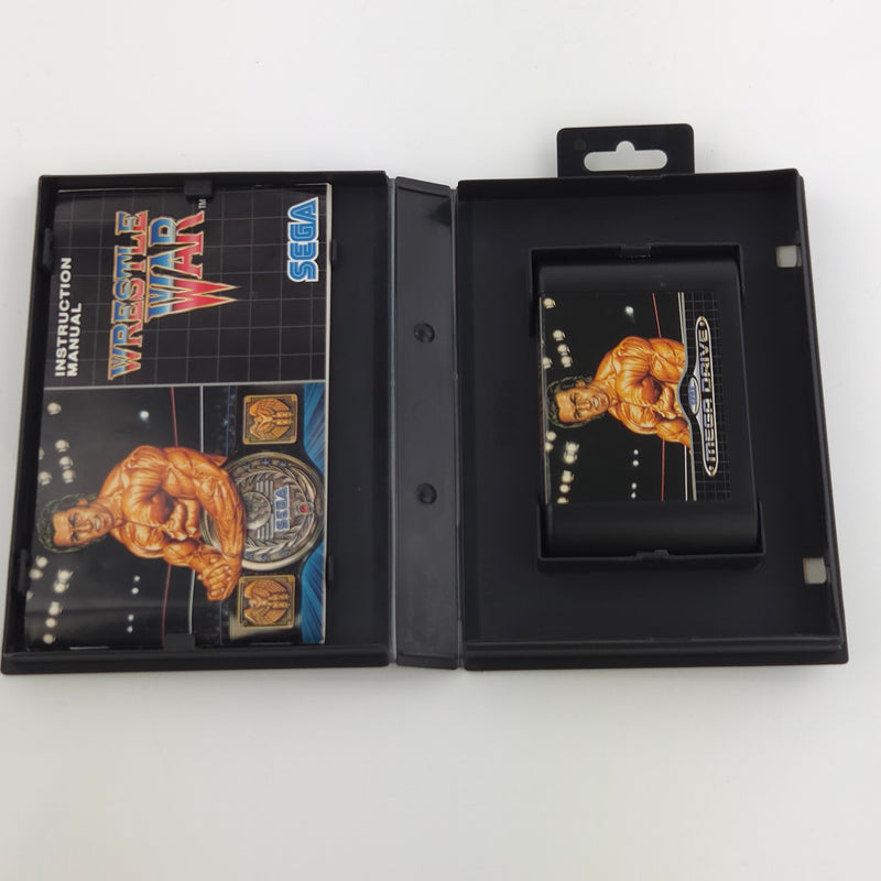 Sega Mega Drive Spiel : Wrestle War - Modul Anleitung OVP PAL Wrestling