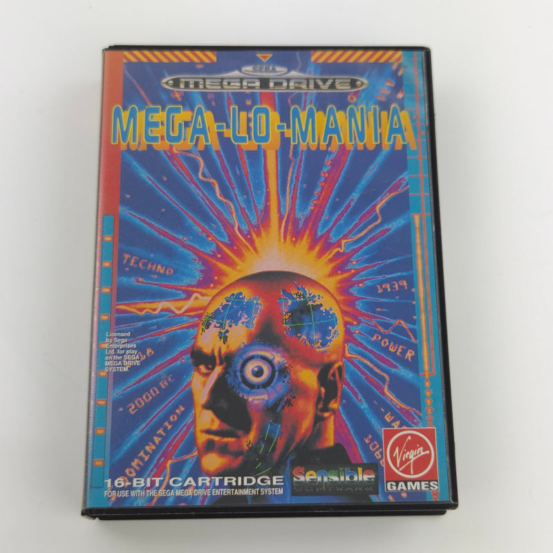 Sega Mega Drive Spiel : Mega-Lo-Mania - Modul Anleitung OVP PAL MD