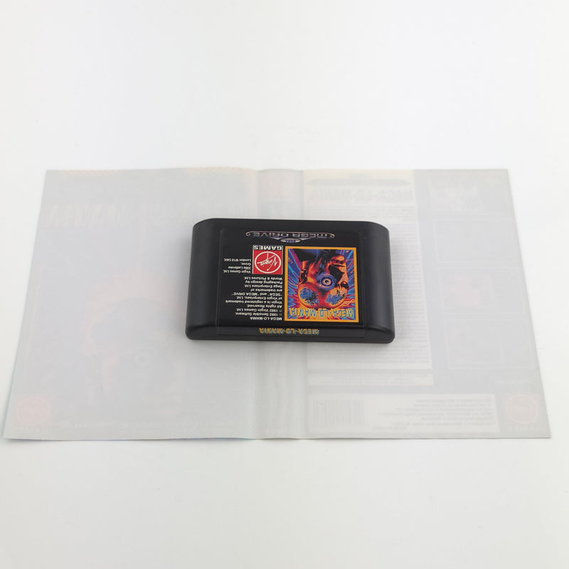 Sega Mega Drive Spiel : Mega-Lo-Mania - Modul Anleitung OVP PAL MD
